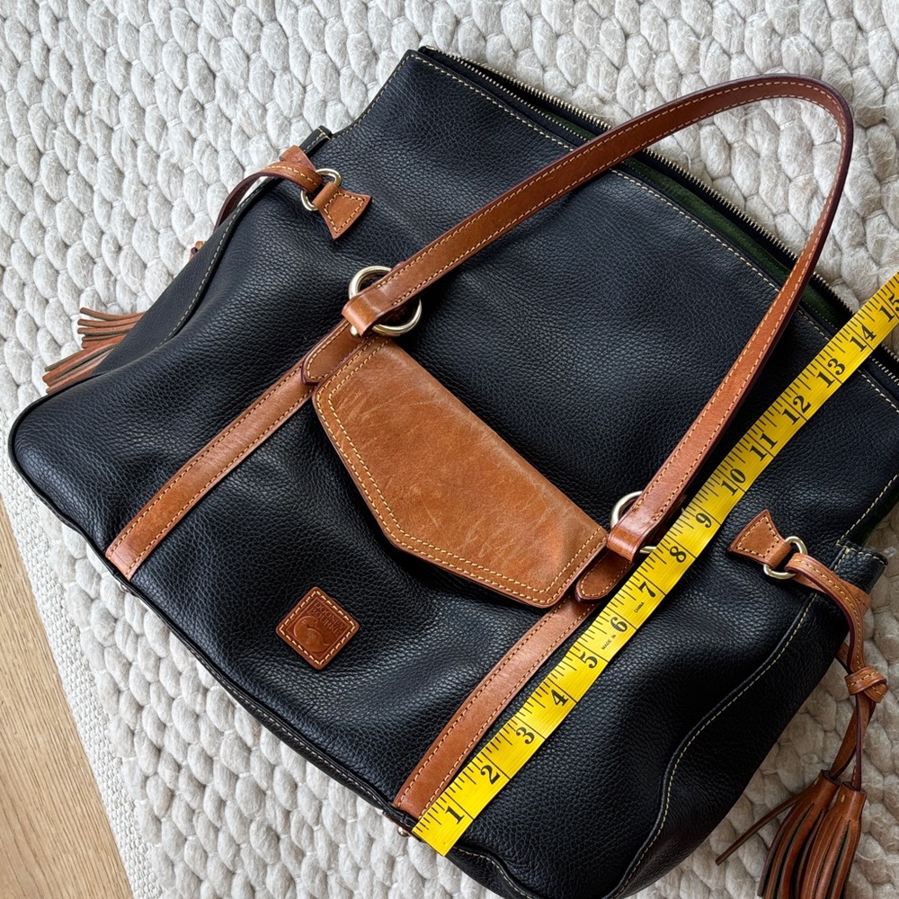 Dooney & Bourke Florentine Leather "The Smith" Satchel - Picture 3 of 9